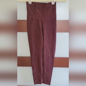 Women's High-Waist Burgundy Leggings Calia Size XS